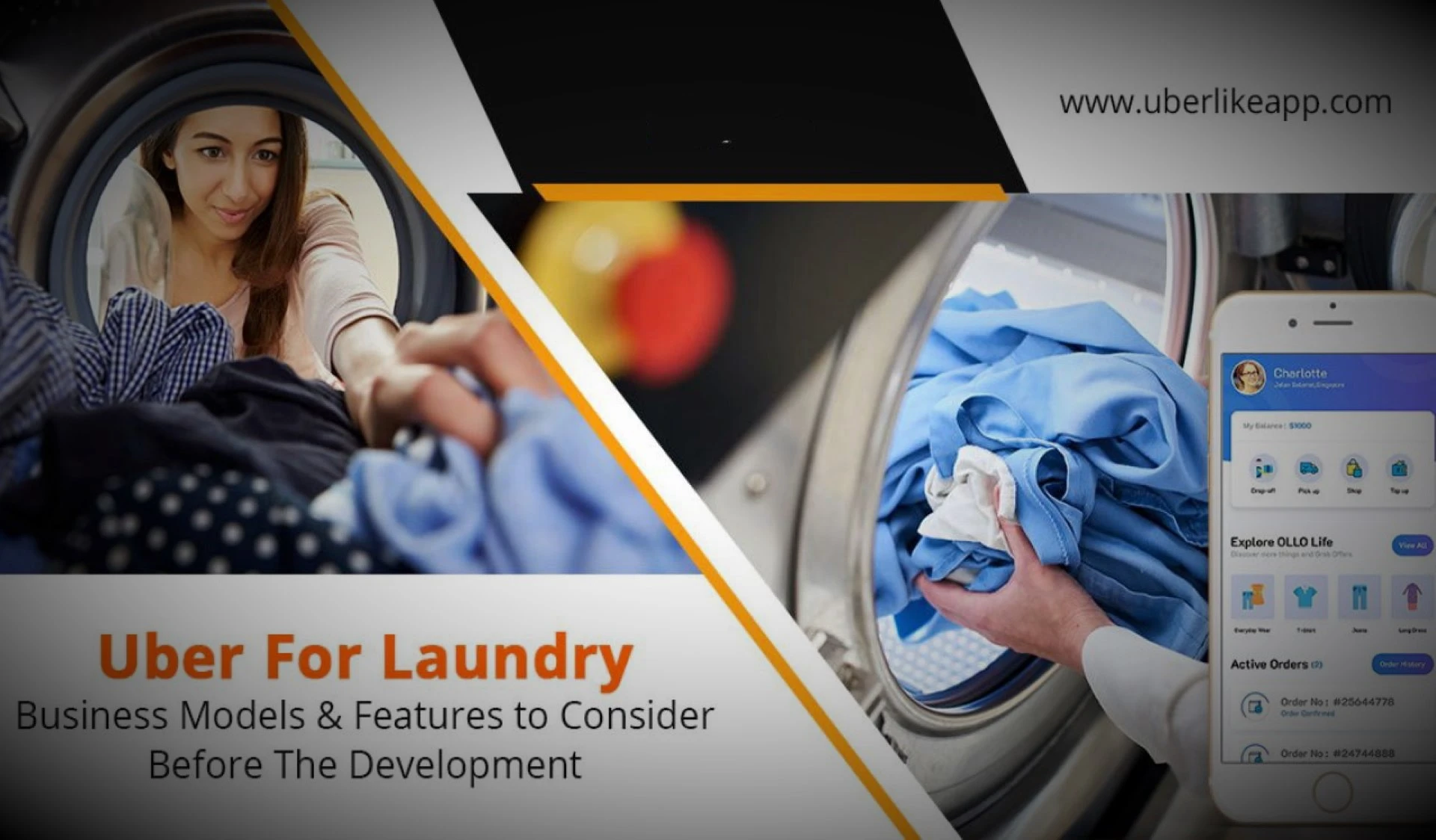 laundry service app model3 like uber laundry