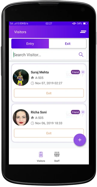 visitor pass manager app feature1
